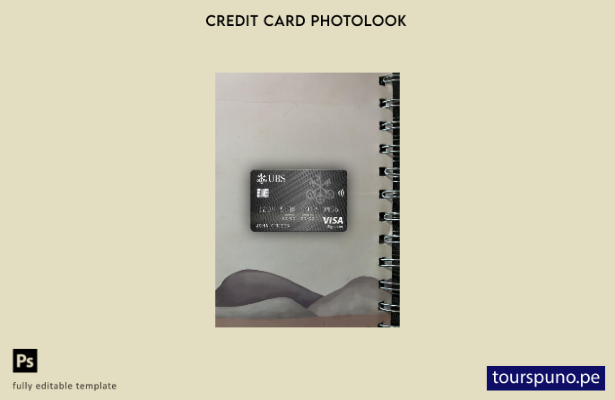 listo para imprimir plantilla frontal de aspecto fotográfico de tarjeta de fir 9
